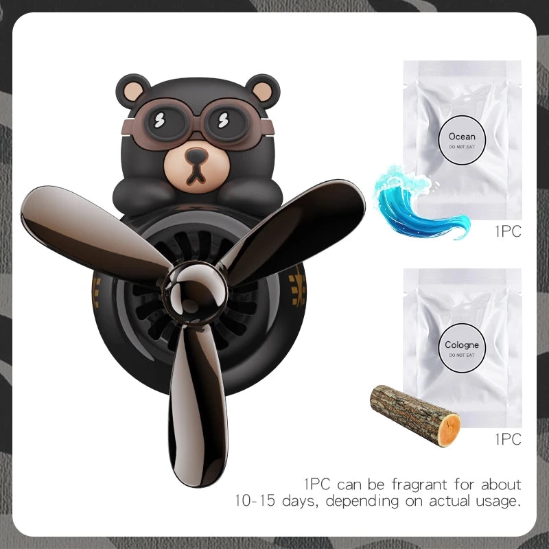 Ornements Pilote Ours - Voyagez avec style!
