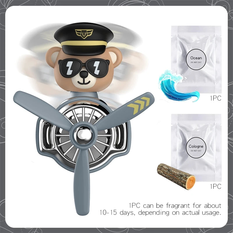 Ornements Pilote Ours - Voyagez avec style!