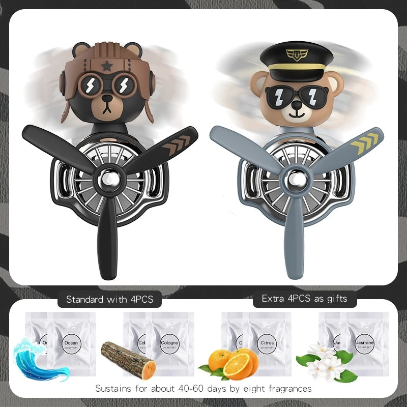 Ornements Pilote Ours - Voyagez avec style!